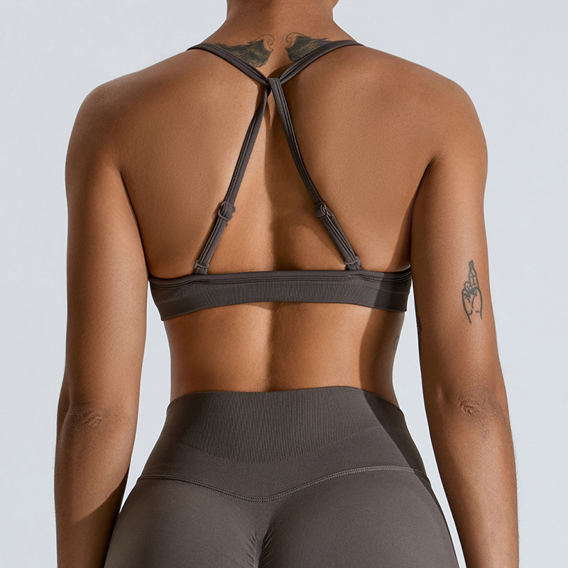 여름 섹시 스크런치 스포츠 브라 짐 탑 여성 러닝 백  - Quick Dry Underwear 리뷰 및 가격
